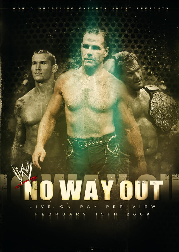 WWE No Way Out 2009 Poster by SaintMichael