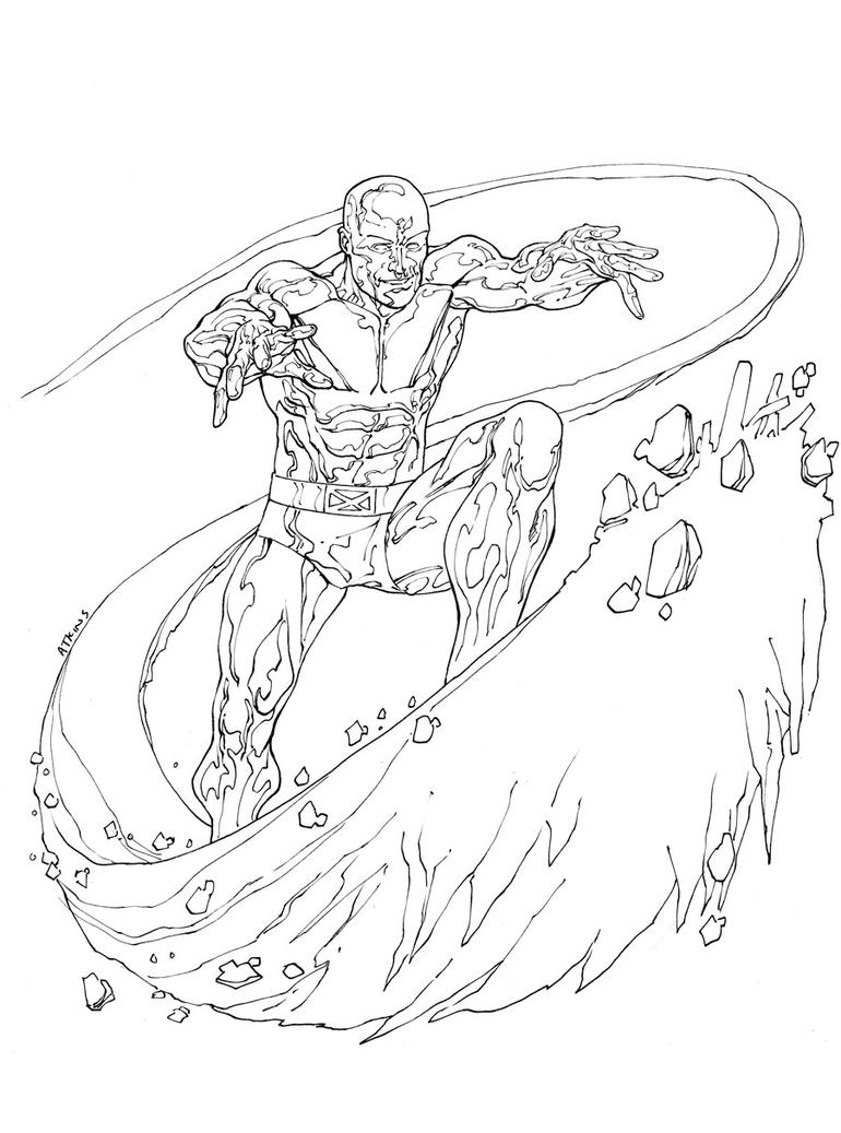 iceman superhero coloring pages - photo #5