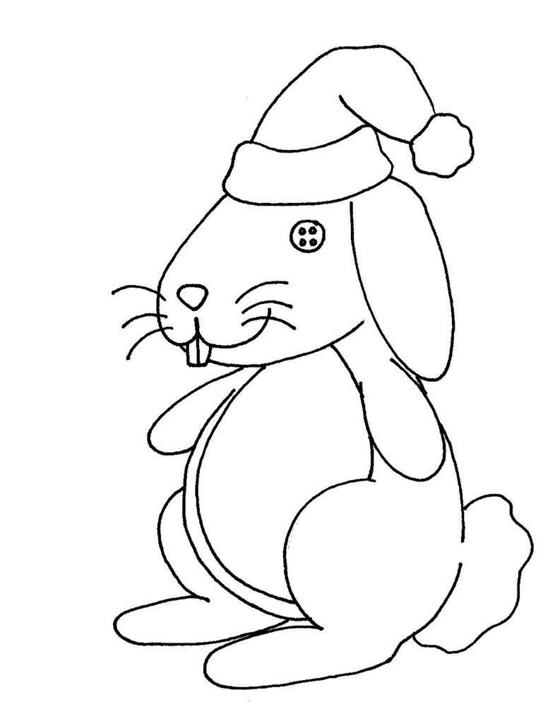Coloring Book 7: Christmas Bunny by Mikotsuki on DeviantArt