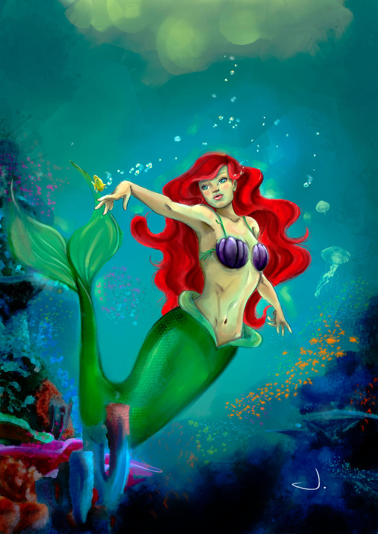 arie_l___the_little_mermaid_fan_art_by_elyeen-d51e9z5