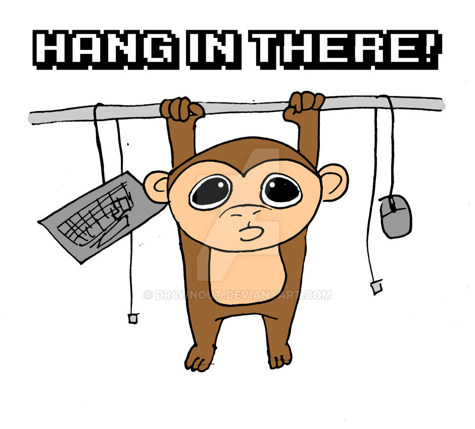 hang in there cat clipart - photo #6