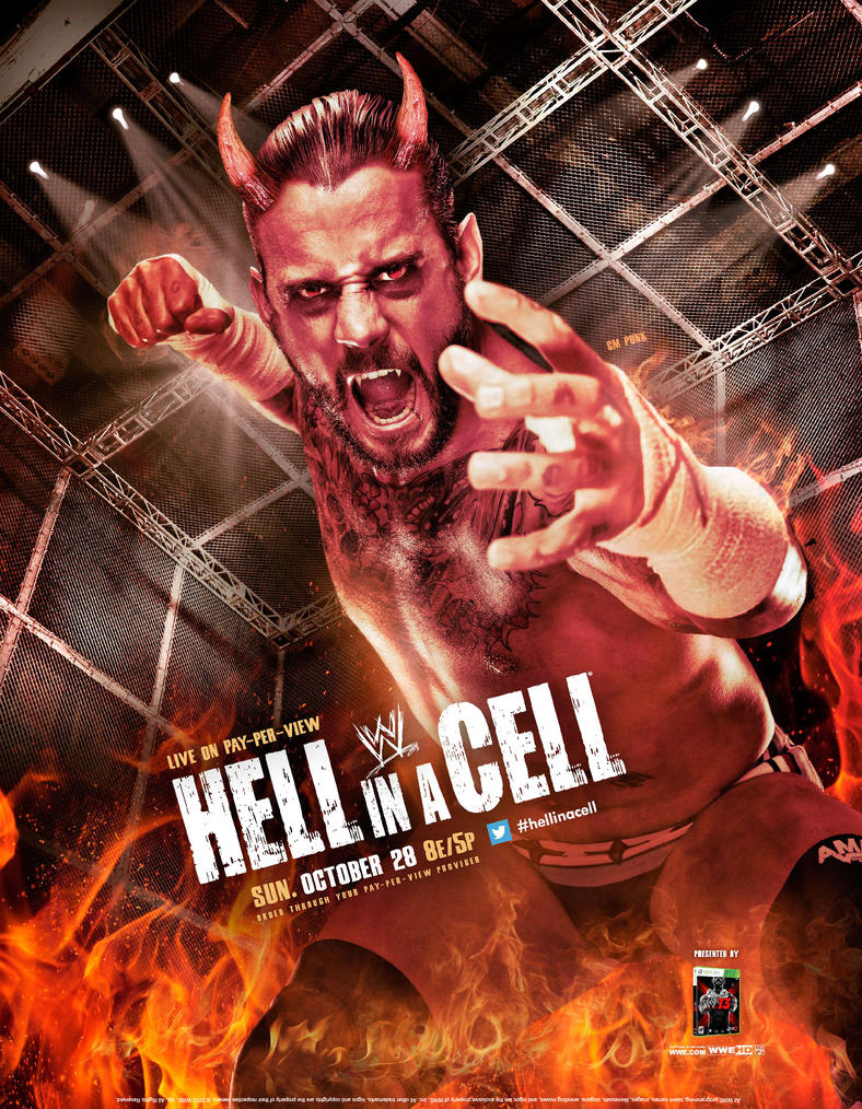 WWE Hell in a Cell 2012 Poster by windows8osx