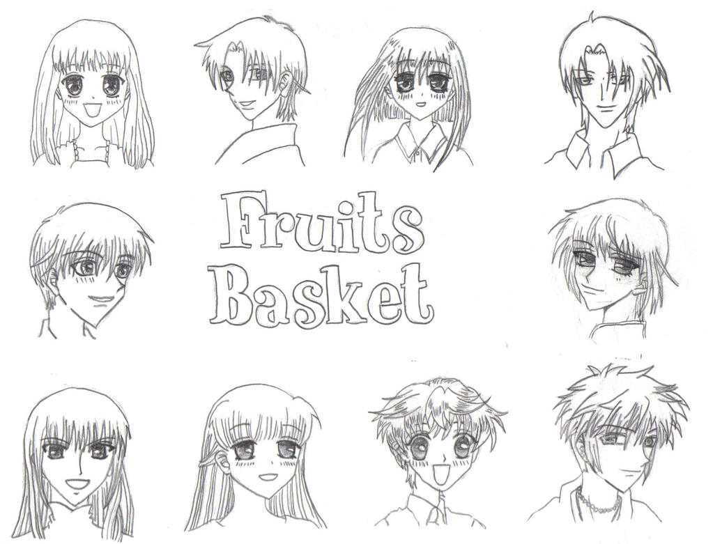 manga fruits basket coloring pages - photo #19