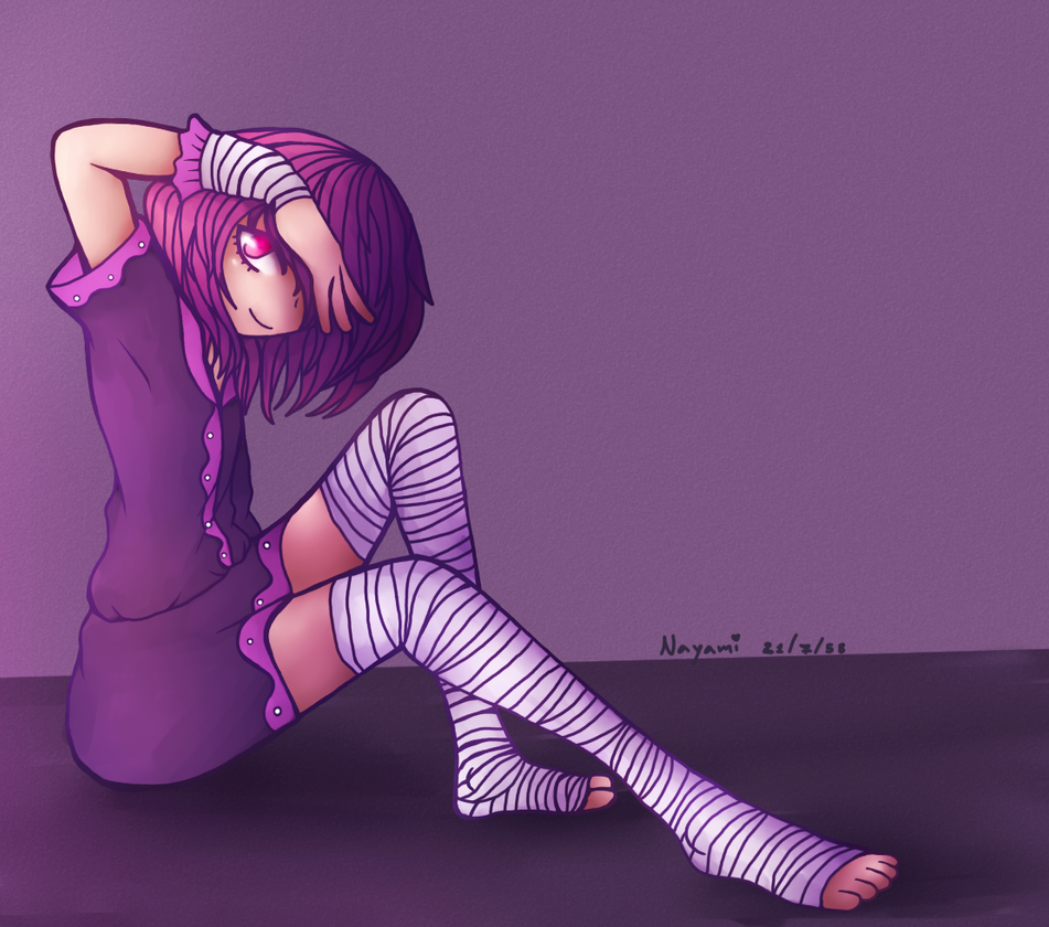 [Image: girl_purple_bandage_by_mokuzaisad-d926zb0.png]
