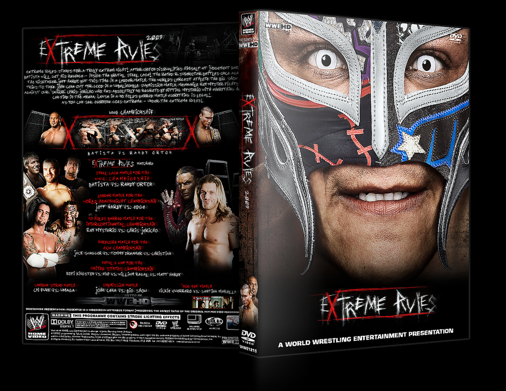 WWE Extreme Rules DVD Cover V1 by Y0urJoker