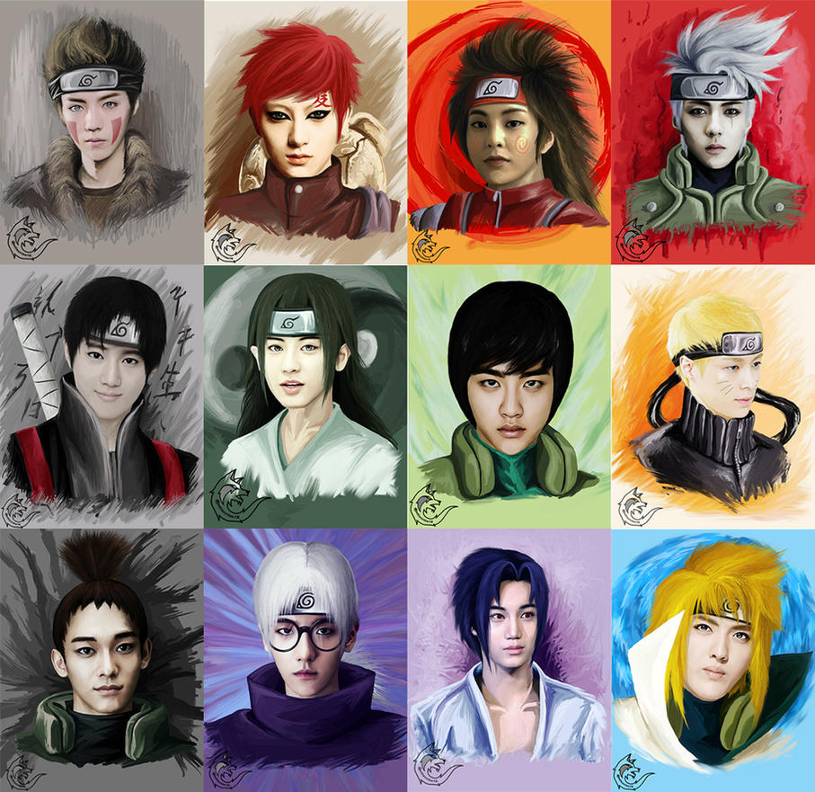 Image result for exo as naruto characters