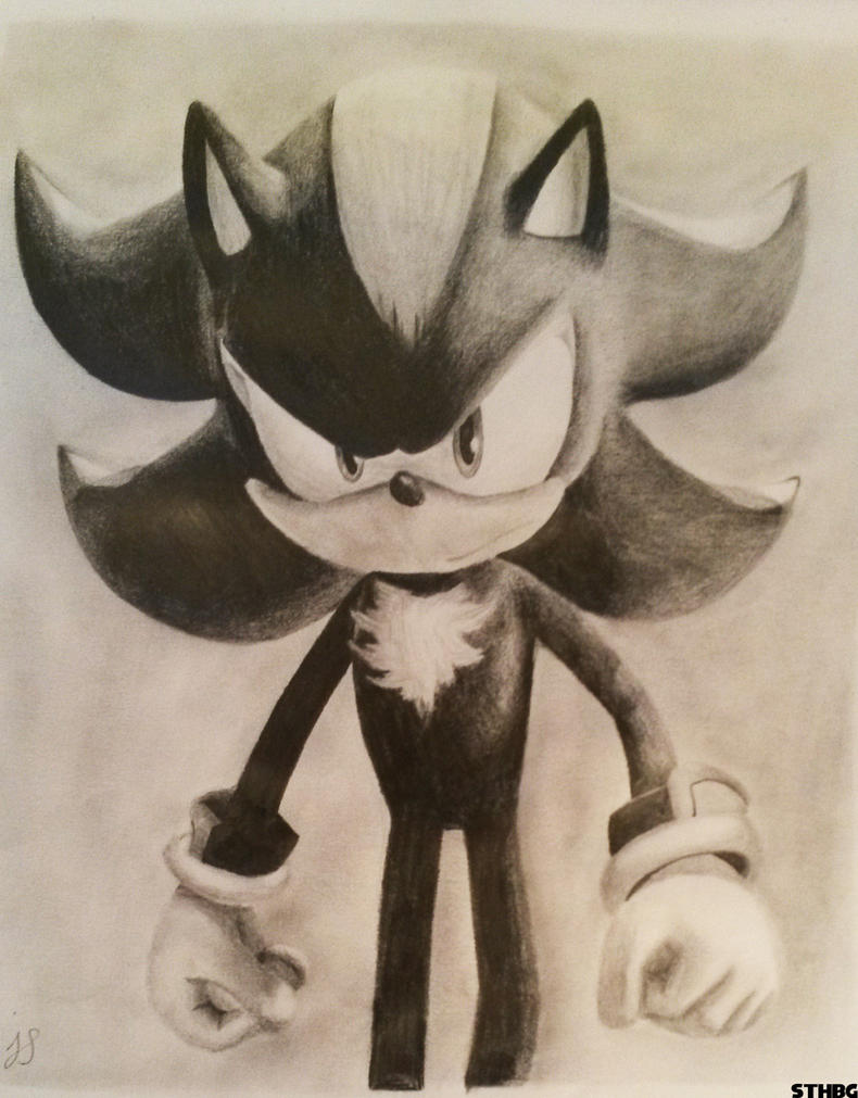 Shadow The Hedgehog Pencil Drawing by SonicTheHedgehogBG on DeviantArt