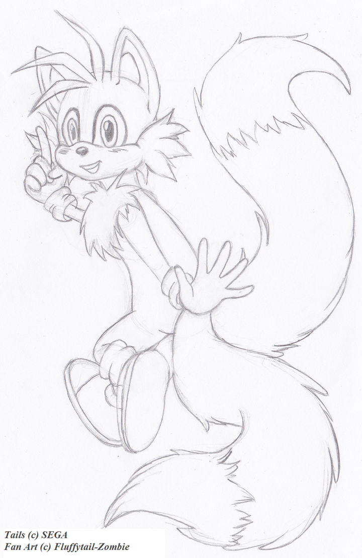 Tails Doodle by Fluffytail-Zombie on DeviantArt