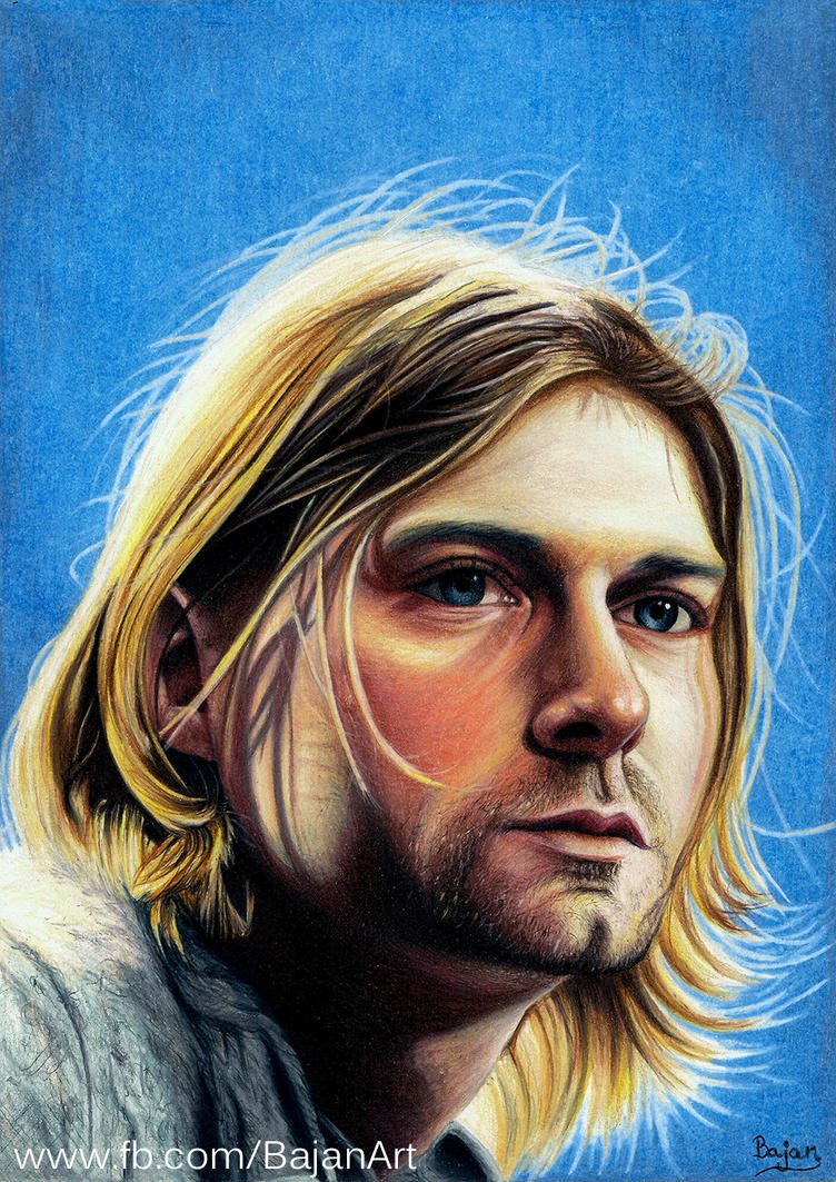 Kurt Cobain, Nirvana drawing by Bajan-Art on DeviantArt