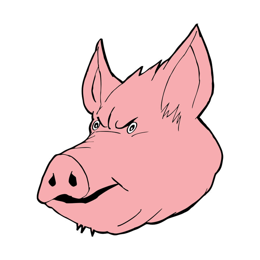 clipart pig face - photo #49