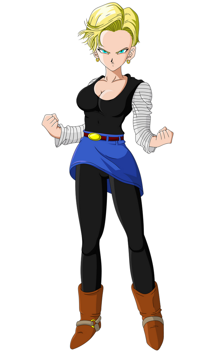 Android 18 - Dragon Ball Z (Short Haired) by ScottishSocialist on DeviantArt