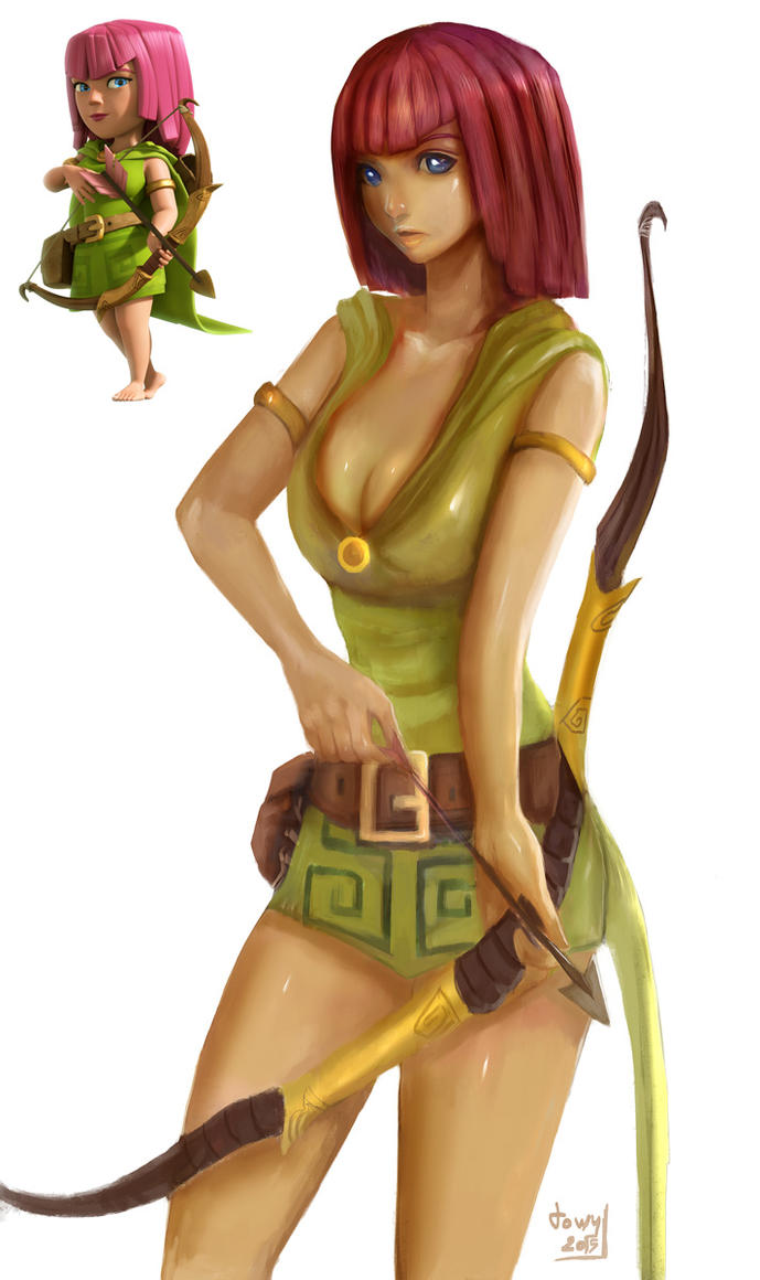 sexy healer clash of clans