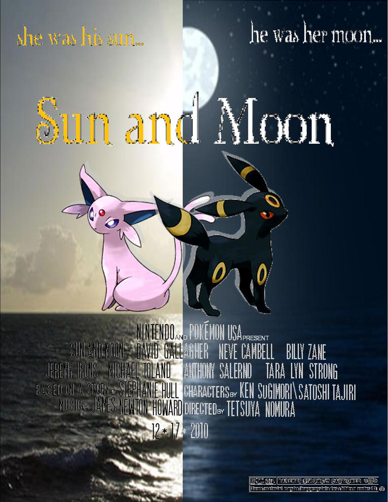 'Sun and Moon' Movie Poster by ShinyUmbreon16 on DeviantArt