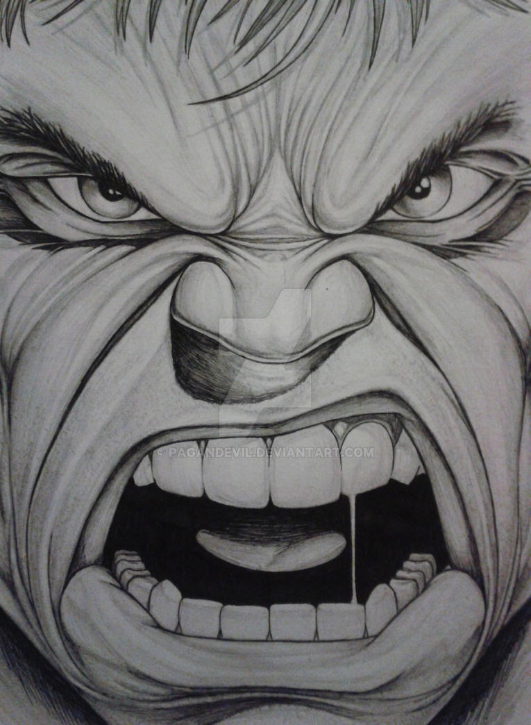 Hulk Sketch 01 by pagandevil on DeviantArt